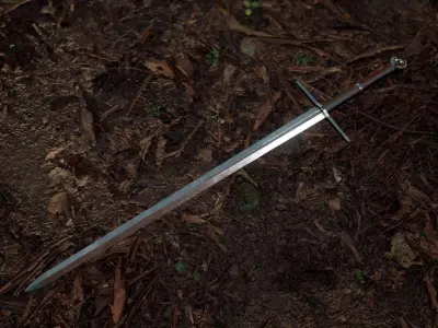 Witcher Sword Low-poly 3D model buy