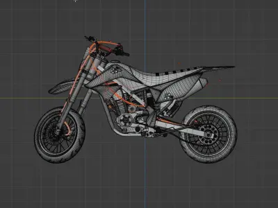 KAWASAKI KLX 2012 3D model purchase