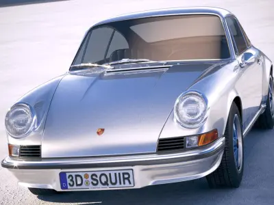Porsche 911 Carrera RS 1973 3D model buy