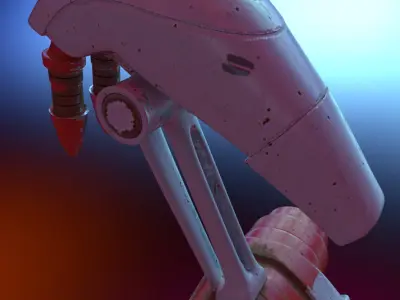 battledroid from star wars 3D model