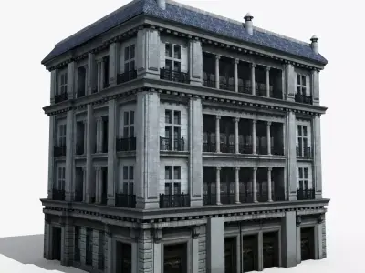European Building 3D model by fly123