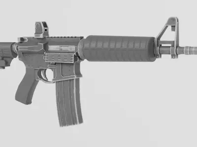 Assault Rifle AR-15 3D model
