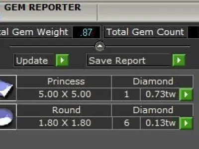 Princess Ring 3D print model 7