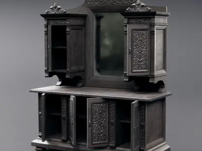 ancient dresser 3D model