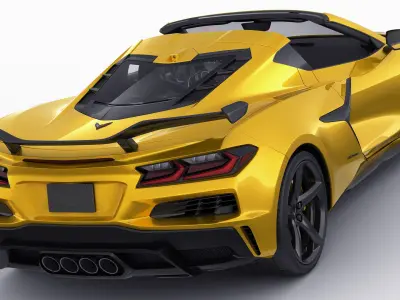 Chevrolet Corvette C8 Z06 - Z07 Performance Package 2023 3D model