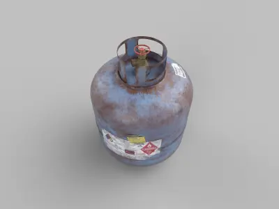gas cylinder 3D model 5