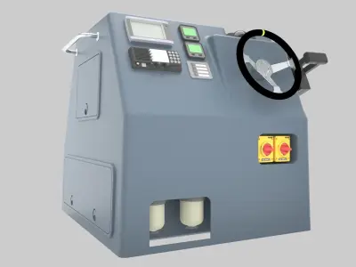 Boat Control panels 3D model