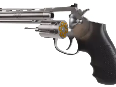 Revolver Colt Anaconda PBR Low-poly 3D model
