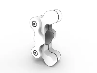 GP 5 Button Switchgear 3D model