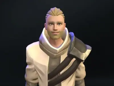 Game Gang Charcter Low-poly 3D model