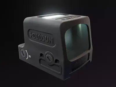 Holosun HE509T X2 Low-poly 3D model