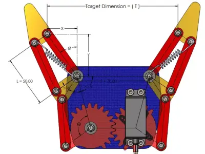Smart Pipe Gripper Low-poly 3D model