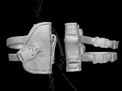 Leg Accesory For Action Figures 3D print model