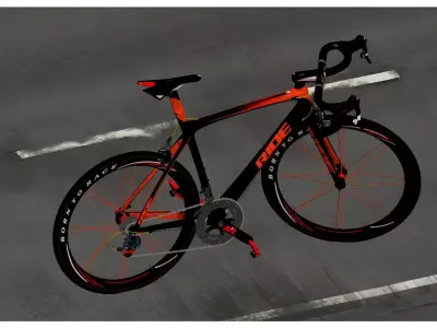  Road Bike 3D model