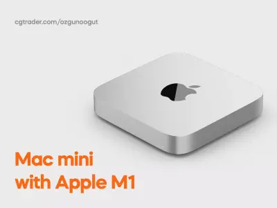 Mac mini Apple Silicon M1 2021 Desktop Computer 3D model