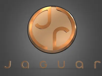 New Jaguar Logo 3D model