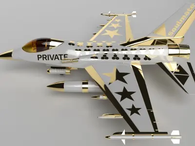 Luxury Jet 3D model