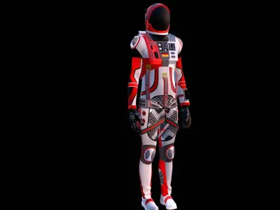 Astronaut Spacesuit Germany 3D model