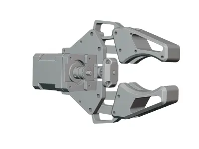 Robotic Gripper rigged 3D model