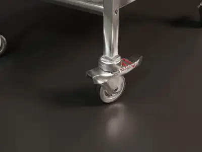 Medical Trolley Free low-poly 3D model