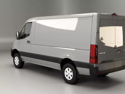 Mercedes Sprinter 4x4 low roof 3D model