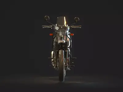 Base model Royal Enfield Himalayan 2022 3D model