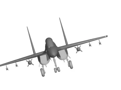Sukhoi Su-30MKI 3D model buy