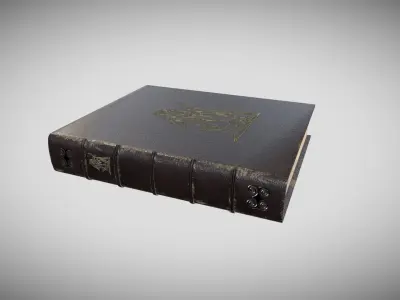 Fantasy Book Low-poly 3D model