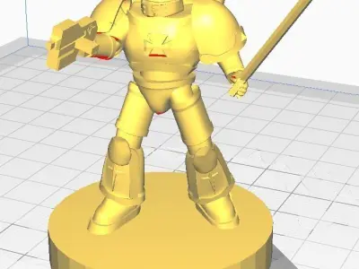 Galactic Crusader Paladin 3D Print 3D print model