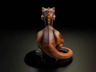 dinosaur 3D print model 5