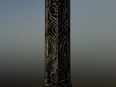 Demon Sword - LowPoly - 3D Model Low-poly 3D model