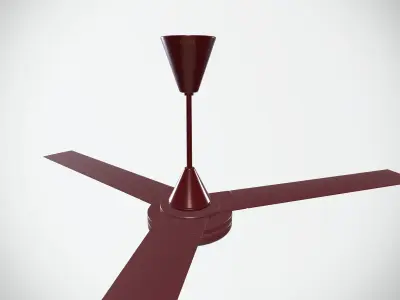 Ceiling Fan Low-poly 3D model