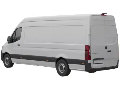 Mercedes-Benz Sprinter Detailed interior Long High Roof 2023 3D model