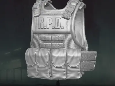 Resident Evil Fan Art Vest 3D printable File For Action Figures 3D print model