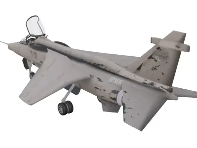 SEPECAT Jaguar Low-poly 3D model