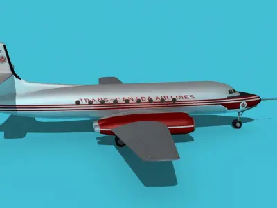 AVRO Canada C-102 Jetliner V05 3D model