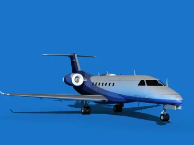 Embraer Praetor 600 V05 3D model