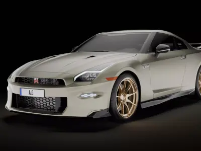 Nissan GT-R 2024 3D model buy