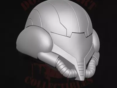 Samus Metroit Fan Art STL Files for Action Figures 3D print model