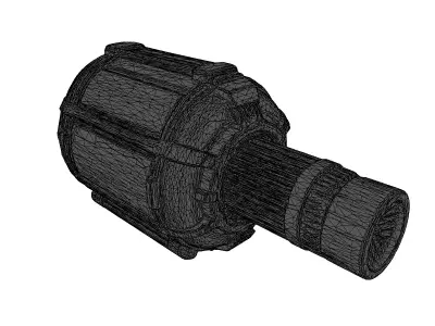 Futuristic SciFi Energy Core Engine 3D model