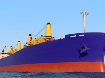 Marine Cargo Ship 3D model