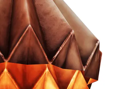 Flamant jasper chandelier 3D model