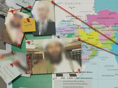 Green wanted Board Low-poly 3D model