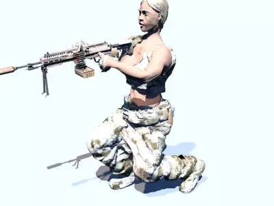 Jenny The Killer Low-poly 3D model