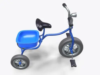 Children bicycle 3D model buy