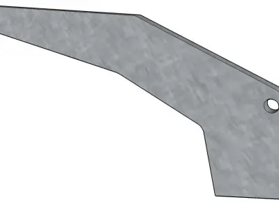 Delta anchor 3D model