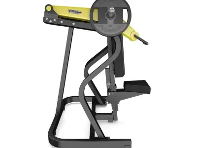 Technogym - Plate Loaded - Shoulder Press 3D model