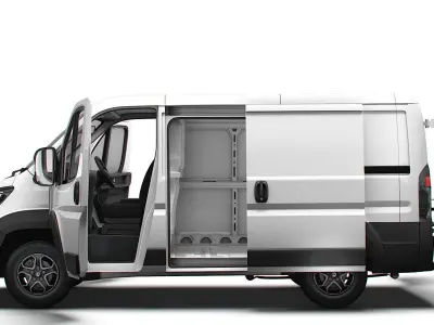 Vauxhall Movano e Van L1H1 HQ Interior 2025 3D model