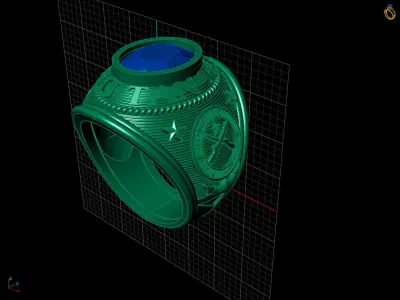 RING ARMY USA 3D print model by nguyenminhquan3d