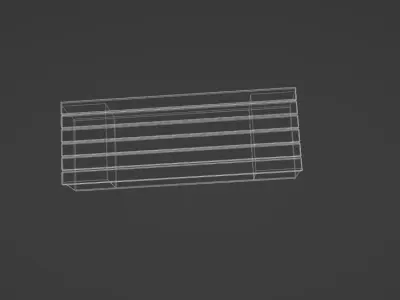 Outdoor benches Free low-poly 3D model